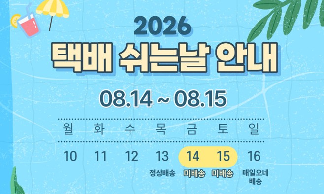 2만 택배기사도 14~15일 ‘여름 휴가’…쿠팡 등 불참