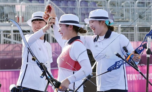 韓国 女子アーチェリー団体戦で金メダル 不滅の 五輪９連覇 文化 Hankyoreh Japan