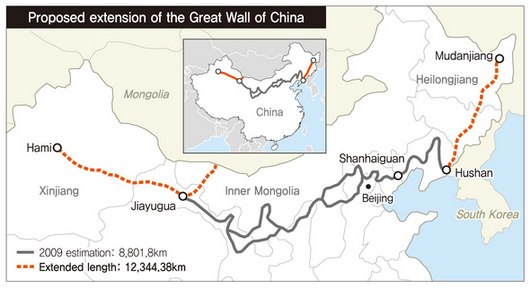 Of great china length wall Top 10