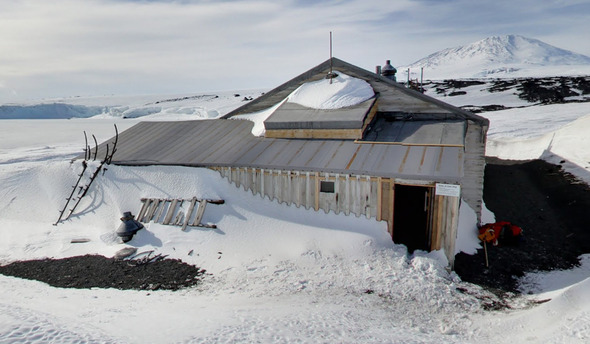 영국 탐험가 스콧의 남극대륙 오두막. 구글 ‘스트리트 뷰’