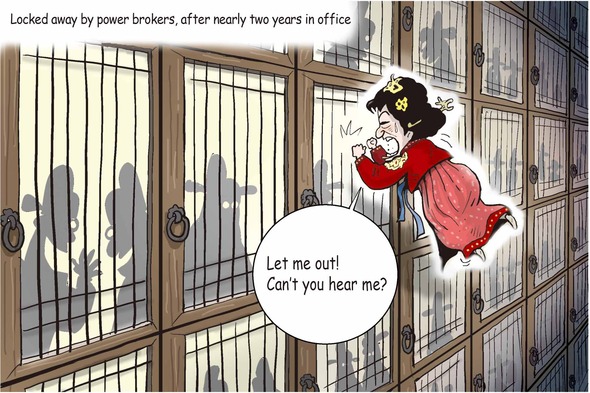 Cartoon] The ongoing Blue House drama : National : News : The Hankyoreh