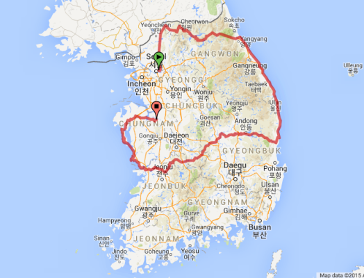 Asan South Korea Map Travel] What I Learned From Cycling Rural Korea : National : News : The  Hankyoreh