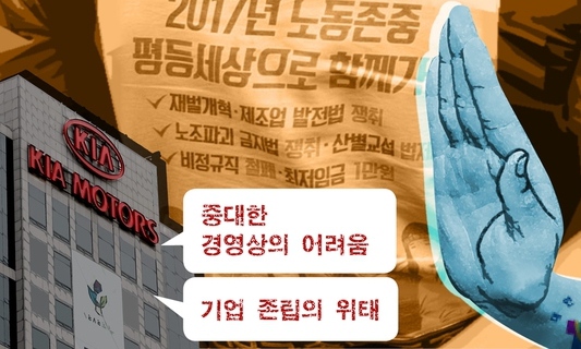 매출 53조·영업익 2조5천억인데 통상임금 4천억에 휘청?