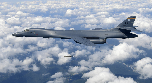 US B-1B Bombers Again Conduct Military Exercises Over Korean Peninsula ...