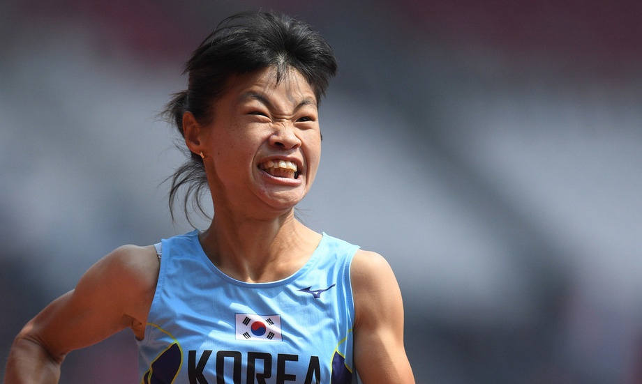 ‘감동 레이서’ 전민재 100m도 압도적 금메달