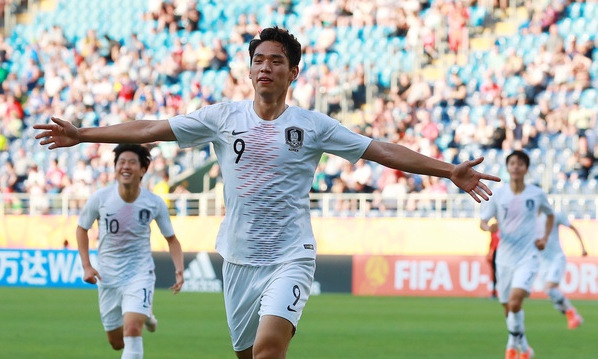 오세훈 결승골…한국, 일본 잡고 U-20 월드컵 8강행