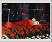 Kim’s body in mausoleum