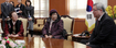 ‘Comfort women’ visit Foreign Minister