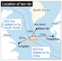 Stormy seas caused by China’s claim to Ieo-do reef