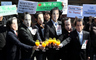 Toast for a world without nuclear weapons!