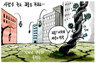 The growth of monstrous weeds 