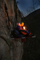 A teacher at the edge of a cliff