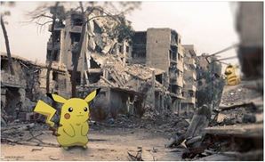 시리아에 등장한 포켓몬…“날 구하러 와요”