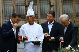 ‘착한 기업’ 맥주에 ‘방랑식객’ 요리