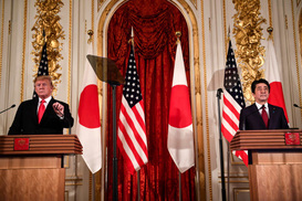 Trump distances himself from Bolton’s hardline stance on N. Korea during Tokyo summit