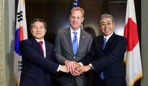 S. Korea, US, Japan agree to cooperate on denuclearization of Korean Peninsula